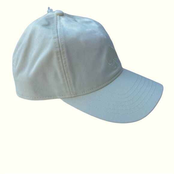 Kate Spade NWT Logo Baseball Cap in French Cream